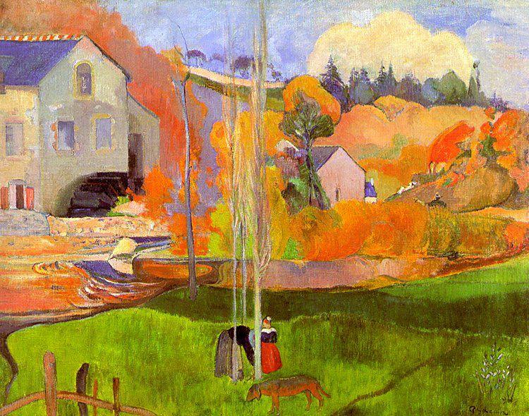 Paul Gauguin Breton Landscape France oil painting art